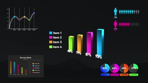Infographic Graphs Toolkit V2 Stock After Effects
