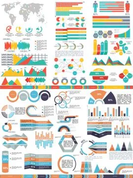 Infographic illustration in vector. Vector business template Stock Illustration