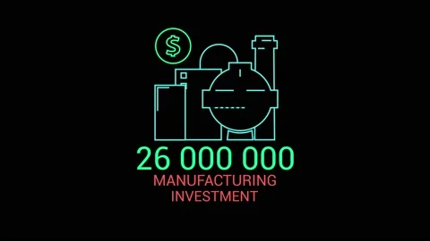 Infographic Industry 48 Stock Footage 220321126
