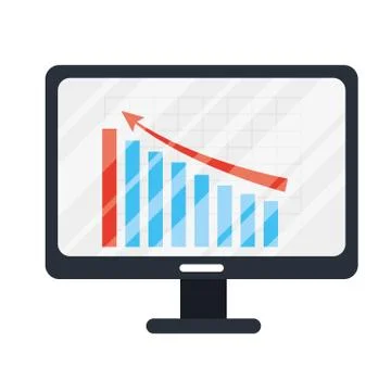 Infographic inside computer vector design Stock Illustration