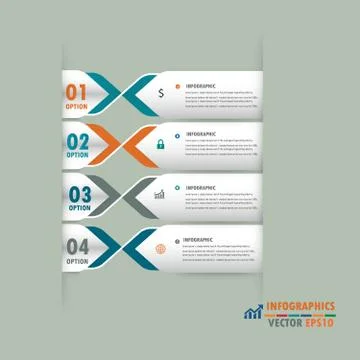 Infographic label design element.vector illustrator design template. Stock Illustration