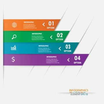 Infographic label design element.vector illustrator design template. Stock Illustration