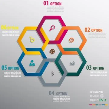 Infographic label design element.vector illustrator design template. Stock Illustration