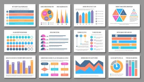 Infographic layout. Business presentation chart graph, corporate marketing Stock Illustration