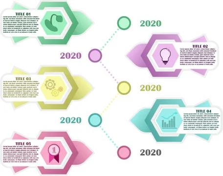 Infographic material makes it easy to present Stock Illustration