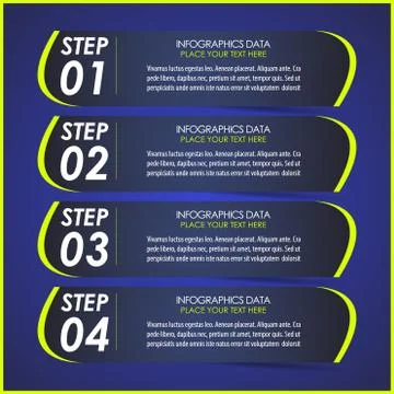 Infographic option concept Stock Illustration