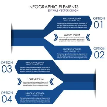Infographic option concept Stock Illustration