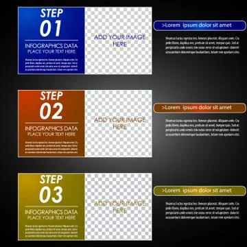 Infographic option concept Stock Illustration