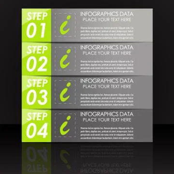 Infographic option concept Stock Illustration