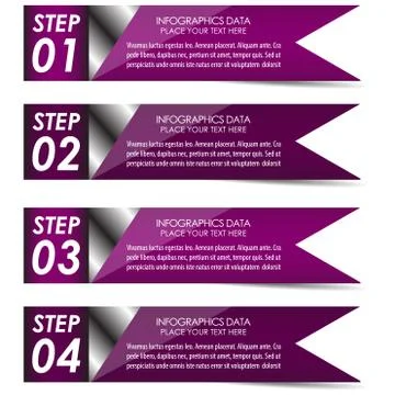 Infographic option concept Stock Illustration