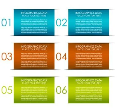 Infographic option concept Stock Illustration