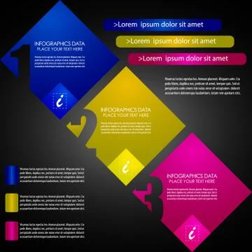 Infographic option concept Stock Illustration