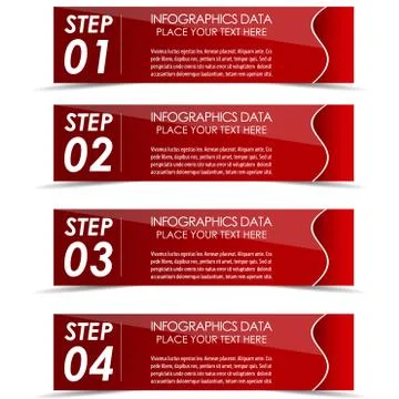 Infographic option concept Stock Illustration