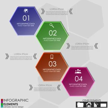 Infographic option concept Stock Illustration