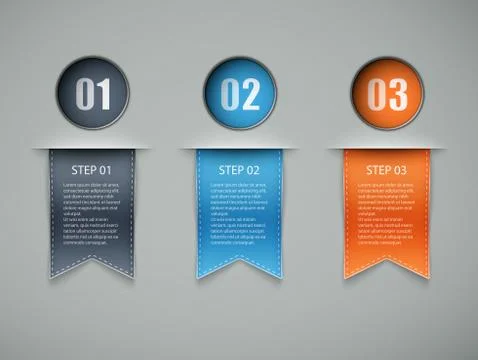 Infographic options layout Illustrazione stock