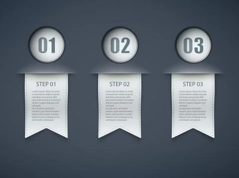 Infographic options layout Illustration