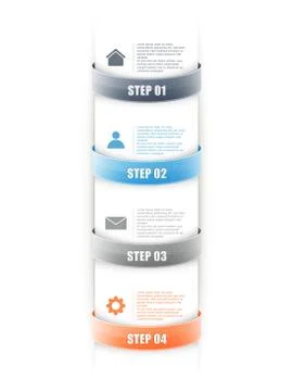 Infographic options layout Illustrazione stock