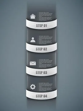 Infographic options layout Stock Illustration