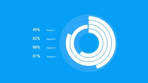 Infographic pie chart 57 Stock Footage 225843739