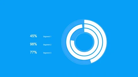 Infographic pie chart 58 Stock Footage 225843740