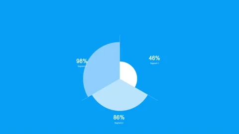 Infographic pie chart 62 Stock Footage 225843755
