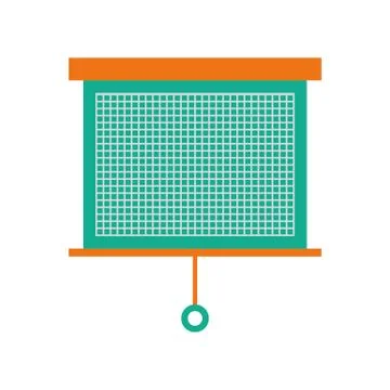 Infographic presentation icon. Data design. Vector graphic Illustrazione stock