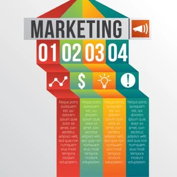 Infographic Presentation 스톡 일러스트