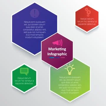 Infographic Presentation Illustrazione stock