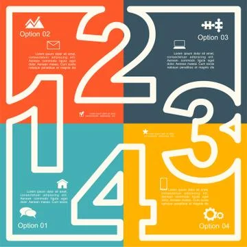 Infographic report template layout. Vector illustration イラスト素材