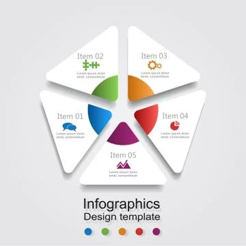 Infographic report template with place for data. Vector illustration イラスト素材