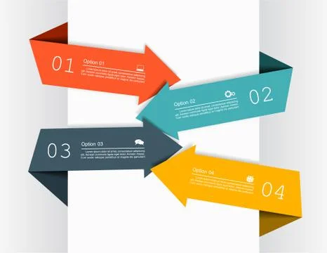 Infographic report template. Vector illustration Stock Illustration
