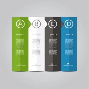 Infographic report template. Vector illustration Stock Illustration