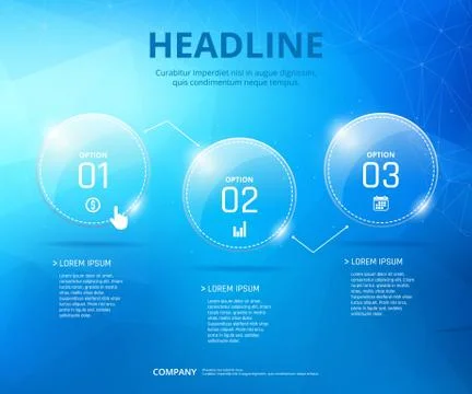 Infographic step design Stock Illustration