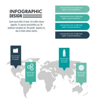 Infographic technology design Stock Illustration