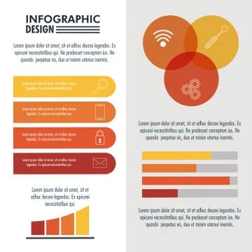 Infographic technology design イラスト素材