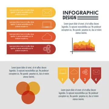Infographic technology design Illustrazione stock