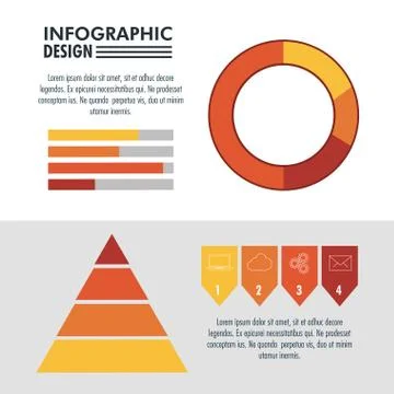 Infographic technology design Stock Illustration