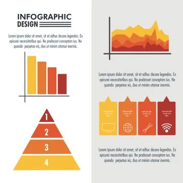 Infographic technology design イラスト素材