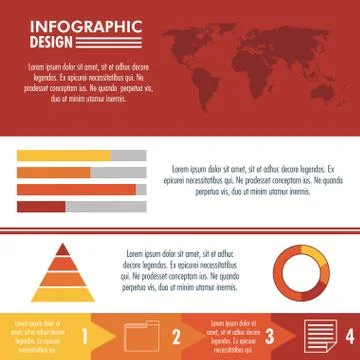 Infographic technology design Stock Illustration