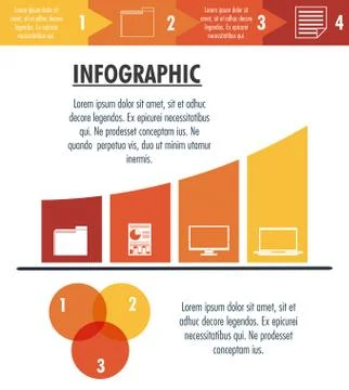 Infographic technology design イラスト素材