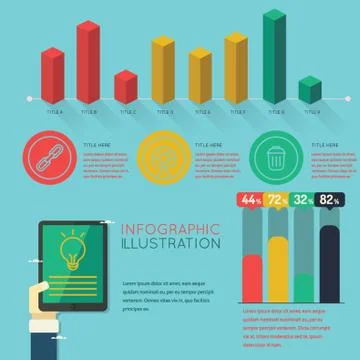 Infographic of technology Stock Illustration