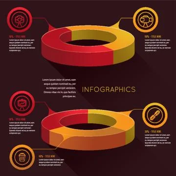 Infographic of technology Stock Illustration