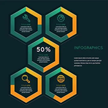 Infographic of technology Stock Illustration
