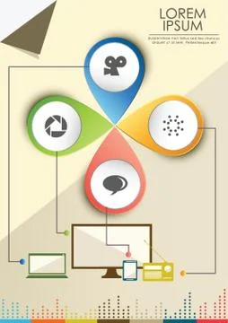 Infographic Of Technology イラスト素材
