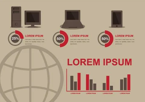 Infographic Of Technology Stock Illustration