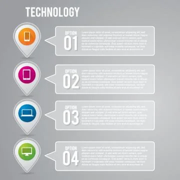 Infographic Of Technology Stock Illustration
