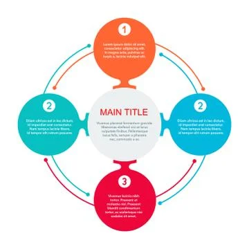 Infographic template  - 4 steps Stock Illustration