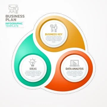 Infographic template background Stock Illustration