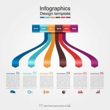 Infographic template. Can be used for workflow layout, diagram, business step Illustrazione stock