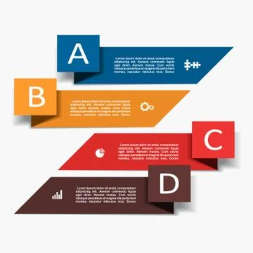 Infographic template. Can be used for workflow layout, diagram, business step Illustrazione stock